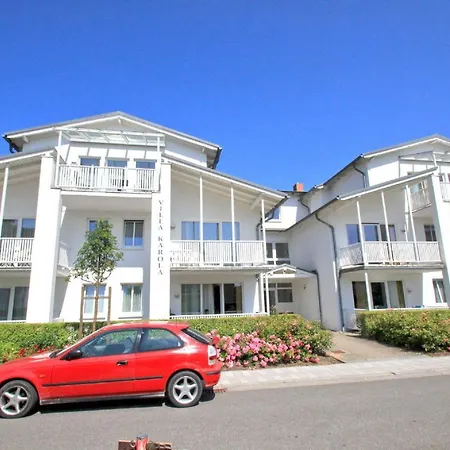 Balkon, gratis Nutzung vom AHOI Erlebnisbad und Sauna in Sellin - Villa Karola FeWo 12 * Goehren (Ruegen)